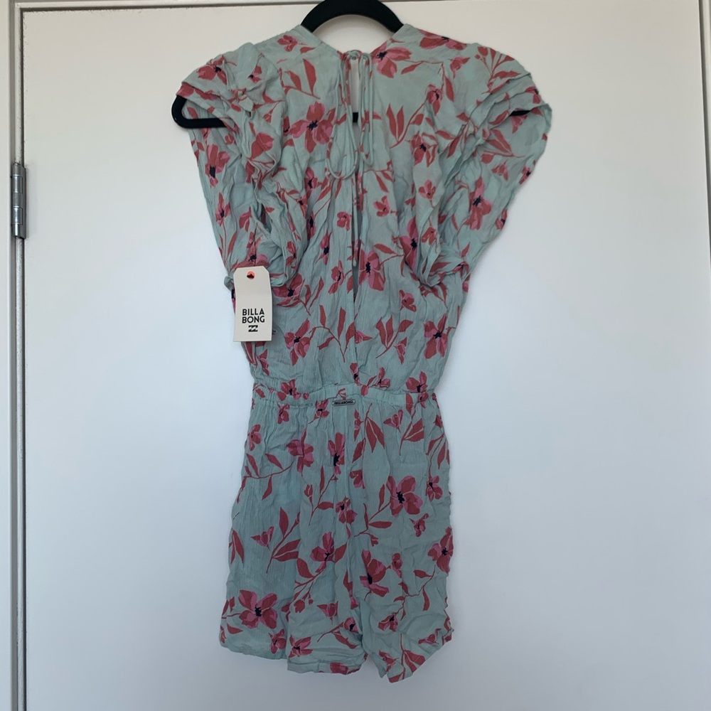 Billabong Floral Ruffled Up Romper - Picture 4 of 6